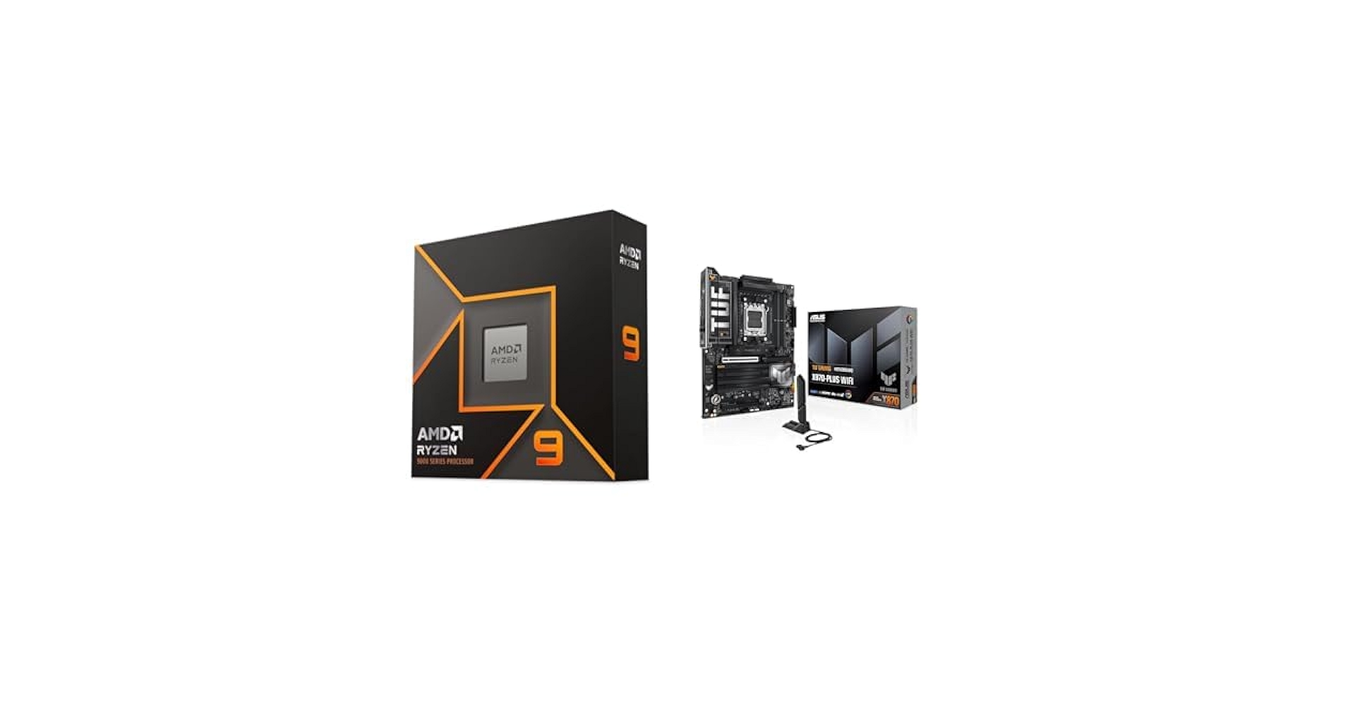 Amazon.com: AMD Ryzen 9 9900X + TUF Gaming X870-PLUS WiFi